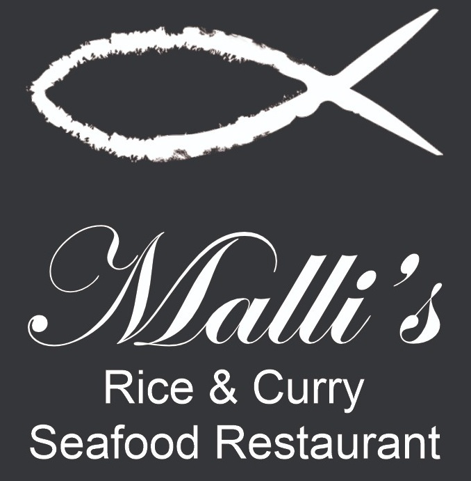 logo malli's seafood restaurant rice & curry pitaramba